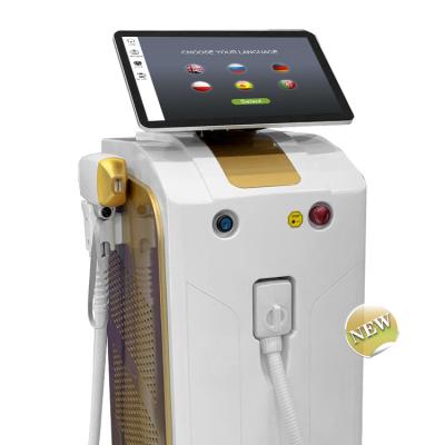 China 2021 new hair removal design support customization support customization laser diodo 755nm 808nm 1064nm diode laser hair removal machine for sale