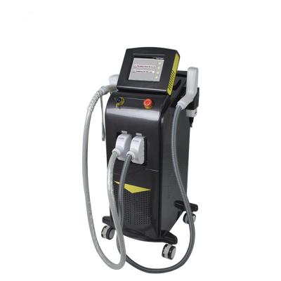 China 2in1 multifunction laser hair removal 808nm diode + nd yag laser machine (L*W*H): 105cm*53cm*40cm for sale