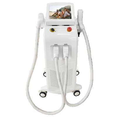 China 2021 Hot sale Anti-hair removal 2 in 1 diode laser hair removal nd yag laser tattoo removal machine for sale