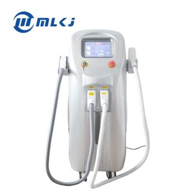 China 2021 Hair Removal Double Handle 2 in 1 808nm Diode Laser Elight Hair Removal Beauty Machine for sale