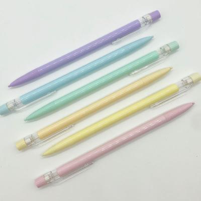 China Maxwri Plastic Hot Selling Pencil Pastel Color Plastic Mechanical Propulsion Pencil Customized Logo For School And Office for sale