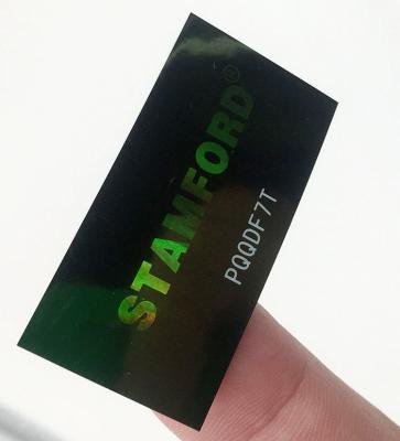 China Anti counterfeiting security custom transparent secure genuine hologram label sticker paper for sale