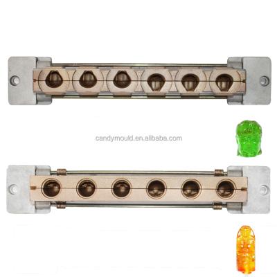 China Aluminum Hard Candy Molds Three Dimensional Candy Molds , Lollipop Molds for sale