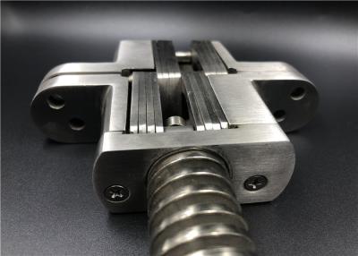 China Spring Closing Stainless Steel Concealed Hinges Polished Surface Finishing for sale