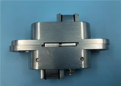 China Satin Chrome 3D Concealed Hinges For Solid Wood / Metal Door Left Open for sale