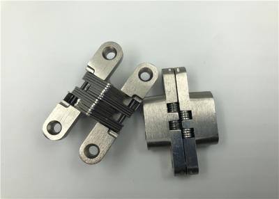 China Satin Nickel SOSS Invisible Hinge With Complete Flush Look 13x60x9mm for sale