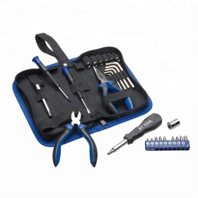 China Workshop/Household Mini Repair RTTOOL 28pcs Working DIY Tools Kit Tool Box Household Tool Bag for sale