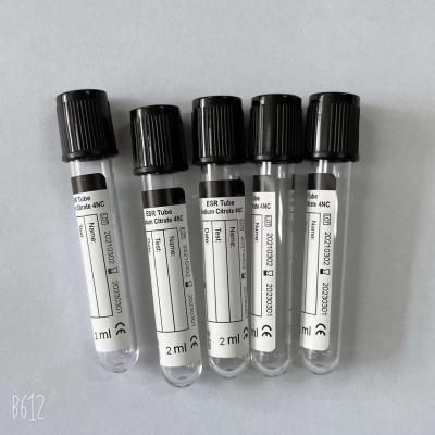 China Sodium Citrate 3.8% ESR Tube Sodium Citrate 4nc Pet For Blood Collection for sale