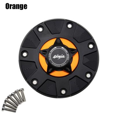 China Produced Gas Fuel Tank Cover For Kawasaki KLE 250 Anhelo Ninja 500/500R/EX500/GPZ500 Motorcycle CNC Quick Release Cover for sale