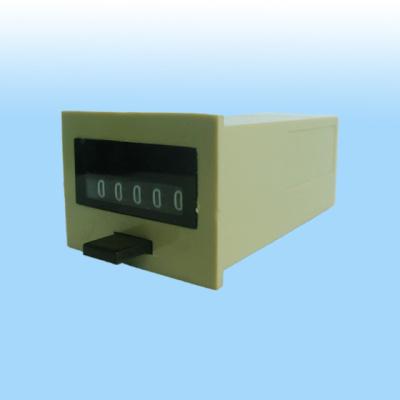 China YAOYE-875 plastic electromagnetic 12V 24V 5 digit mechanical pulse counter for sale