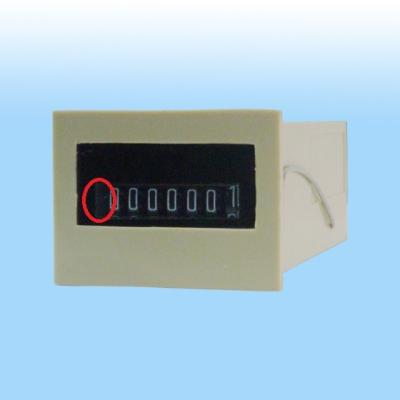 China YAOYE-877 plastic electromagnetic 7 digit mechanical pulse counter for sale