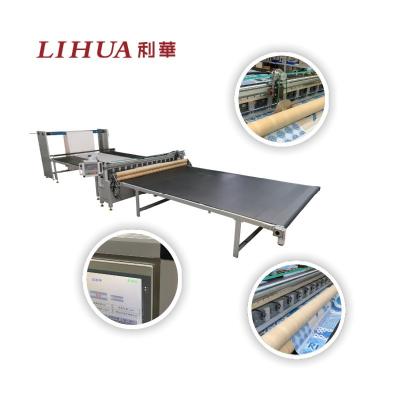 China Lihua horizontale trekkracht snijmachine ideaal voor gordijn materiaal Te koop