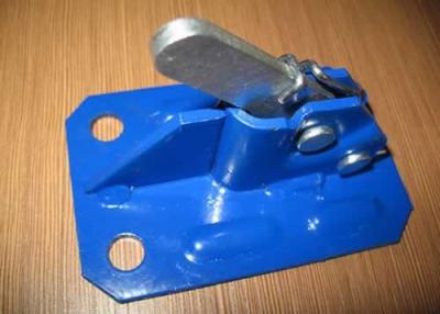 China Cheap price 75*110*4mm Pressed wedge clamp 45#steel Q215 building fitting for sale