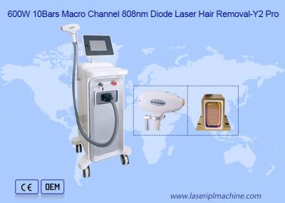 China Sola máquina portátil del retiro del pelo del laser del diodo de la manija 808nm 4HZ en venta