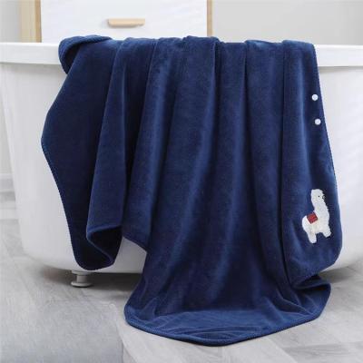 China QUICK DRY Promotional Custom Soft Comfortable 100% Cotton Hand Face Towel Sets 2 Strip With Gift Box Bath Towel for sale