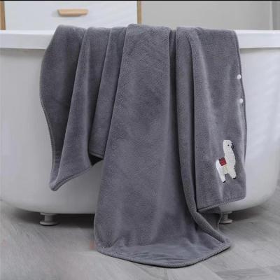 China High Quality Microfiber Combed Wholesale Custom QUICK DRY Cotton Hotel Bath Towel Quick Dry Highly Absorbent Simple Set for sale