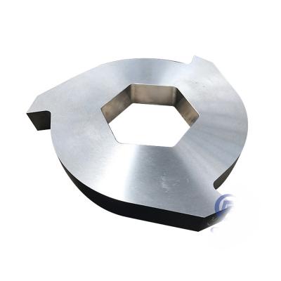 China Dual Speed Hob Mill Shaft Shredder Blades And Knives For Shredding Used Paddle Tires Shredder for sale