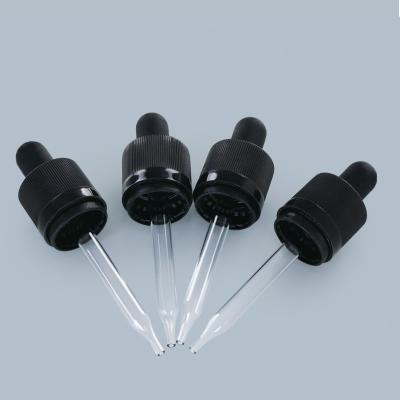 China Hot Sale Cosmetic Essential Oil Bottle Boston Dropper Bottle Dropper Cap With Pipette for sale