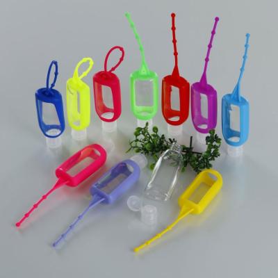 China Personal Care Low Price Guaranteed Quality Flat Holder Silicone Hand Sanitizer Bottle Case for sale