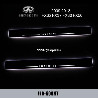 China Infiniti FX35 FX37 FX30 FX50 Led Moving Door sill Scuff Welcome Pedal Lights for sale