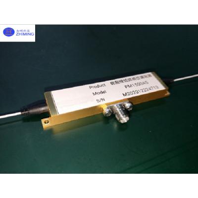 Китай 1000nm Фазовый модулятор Низкий Vπ, высокая толерантность к мощности, однополяризационный дизайн для волоконного сенсинга и оптической связи продается