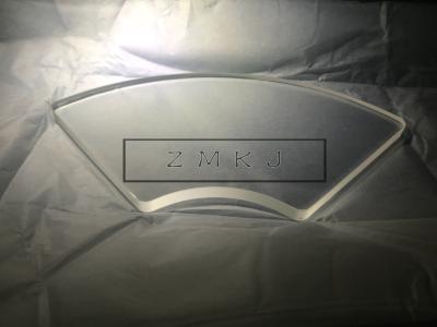Cina Durezza ottica di spessore 9,0 di vetro di finestra del settore della lente a forma di ventaglio dello zaffiro 6.25mm in vendita