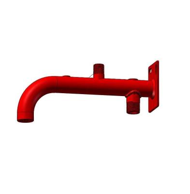 China Underfloor Heating Product Contemporary Hot Selling Popular Red Bowed Expansion Tank Bracket for sale
