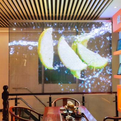 China Transparenter LED Bildschirm fahles 266*250 GS7.8 15.6R55T Grill- zu verkaufen