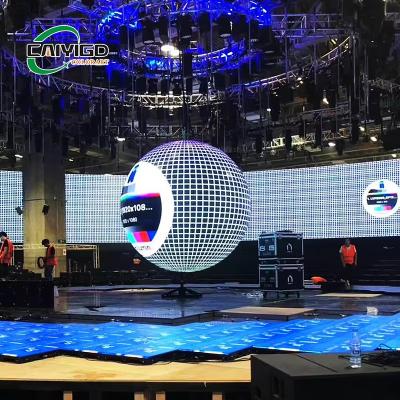 China P1.5 P1.6 P1.8 P2 P2.5 Ecrã LED esférico interior Esfera LED personalizada para sala de exposições à venda
