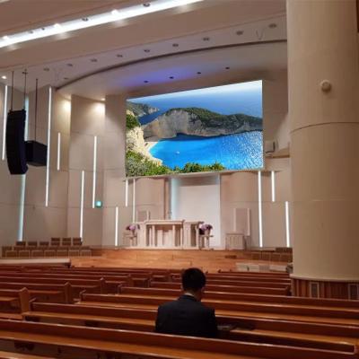 Cina Pannello di schermo a LED fisso per la pubblicità interna P1.25 P2 P2.5 Display video a LED interno per la chiesa in vendita