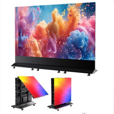 China Floor Standing Foldable LED Poster Screen for Advertising P1.538 P1.86 P2 P2.5 P3 for sale