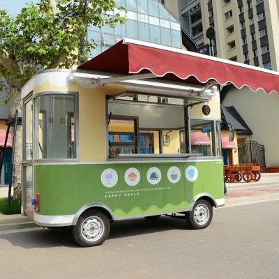 China BLS-125A Outdoor volledig roestvrij staal mobiele pizza food cart Te koop