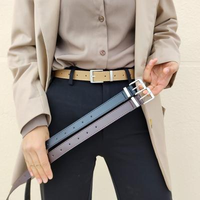 China New Fashion.Casual Ins style trend belt for men and women student Korean soft belt simple decoration with jeans belt for sale