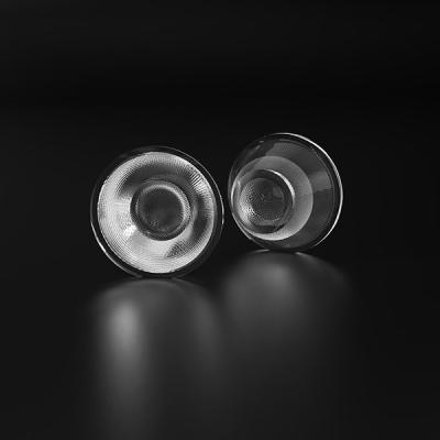 China PMMA material recessed light COB Lens Diameter 20mm lens Viewing angle 36° for sale