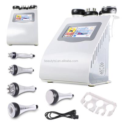 China Weight Loss TSL-1112C 5 in 1 5in1 Ultrasonic Salons Equipment Ladies Cavitation RF Speed Explosive Fat for sale