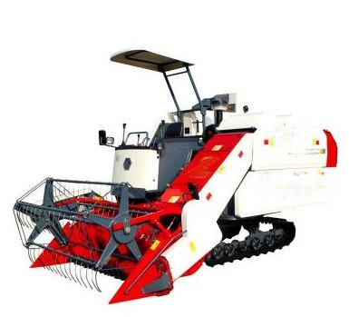 China Double thresher harvester for rice for sale