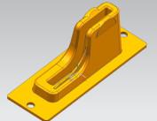 China Flat Surface Plastic Injection Mould, S50C, Ejector Rod Ejection, 1*2 cavity for sale