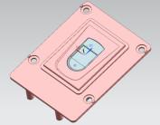 China Plastic Part - Fingerprint, Plastic Injection Mould, Bright Surface Spraying, 1*2 for sale