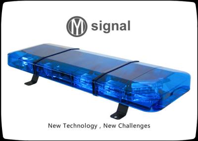 China Blue Ultra Thin Ambulance Light Bar 10V ~ 30V 990mm * 300mm * 90mm Unfade PC Material for sale