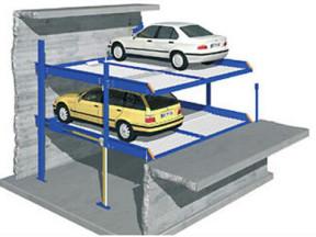 China 16. Pit Design Cantilever Parking Lift QDMY-2-5B, QDMY-4-10, QDMY-6-15 for sale