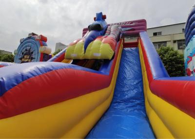 Китай OEM/ODM Racing pirate inflatable water bounce house with slide for kids park продается