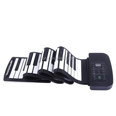 China Laser electronic piano keyboard/portable electronic digital piano keyboard/88/61-key portable roll up piano for sale