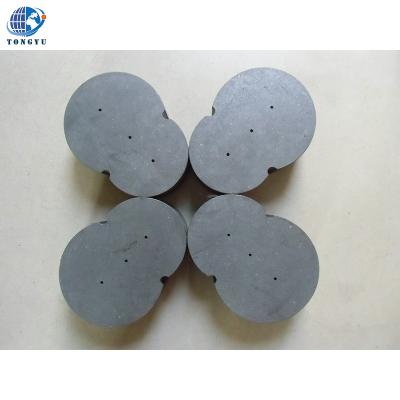 China Construction Machinery Punch 8 Shaped Oval Non-Asbestos Metal Friction Plate , Fan-shaped Friction Block for sale