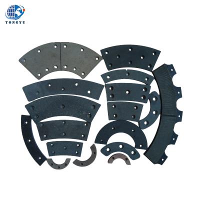 China Construction Machinery Supply High Quality Friction Plate For Fan-shaped Punch Press 187*165*44*25 Friction Plate for sale