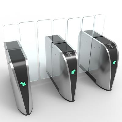 China 304 Stainless Steel Pedestrian Barrier Entry Access Control Security Speed Gate Sliding Gate Two Way Turnstile Gate for sale