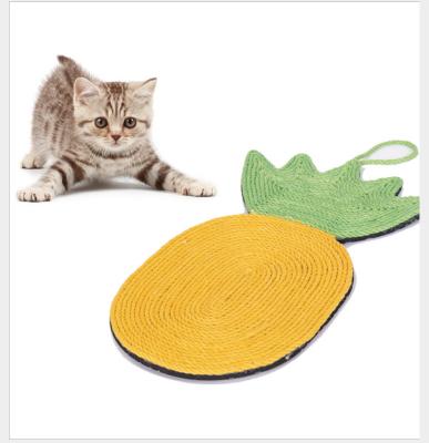 China Cat Cute Cat Toy Board Viable Customized Nail Mat Pet Cat M Scratch Mat for sale