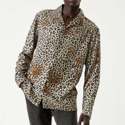 China hot sale Anti-Wrinkle All Over Print Men's Digital Printed Shirts Long Sleeves Casual Style Shirts For Men for sale