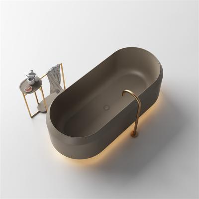 China Freestanding Unique Hotel Project Bathroom Freestanding Soaking Bathtub For Adults for sale