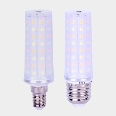 China Shadowless color bulb E14/E27 12W LED corn bulb edge changing gold lamparas for office/farmhouse/villa/hotel 198-New design led SMD 2835 for sale