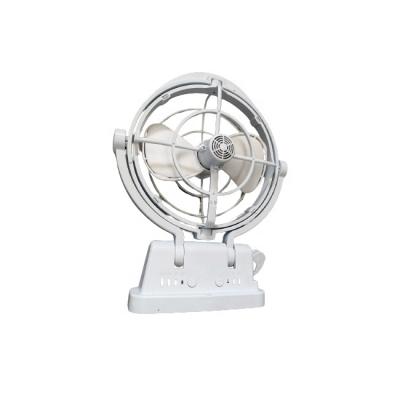 China Outdoor RV Motorhome 12V Black Fan Caravans Trailer Folded 3 Speed Flatbed Fan Motorhome Fan for sale